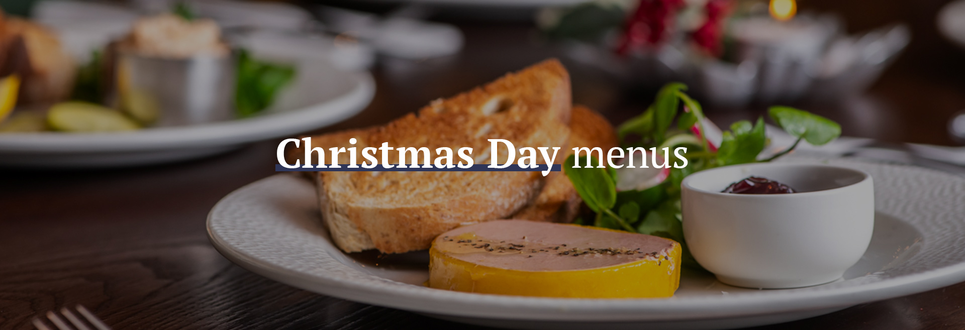 Christmas Day 2024 Menu in London The Edinboro Castle