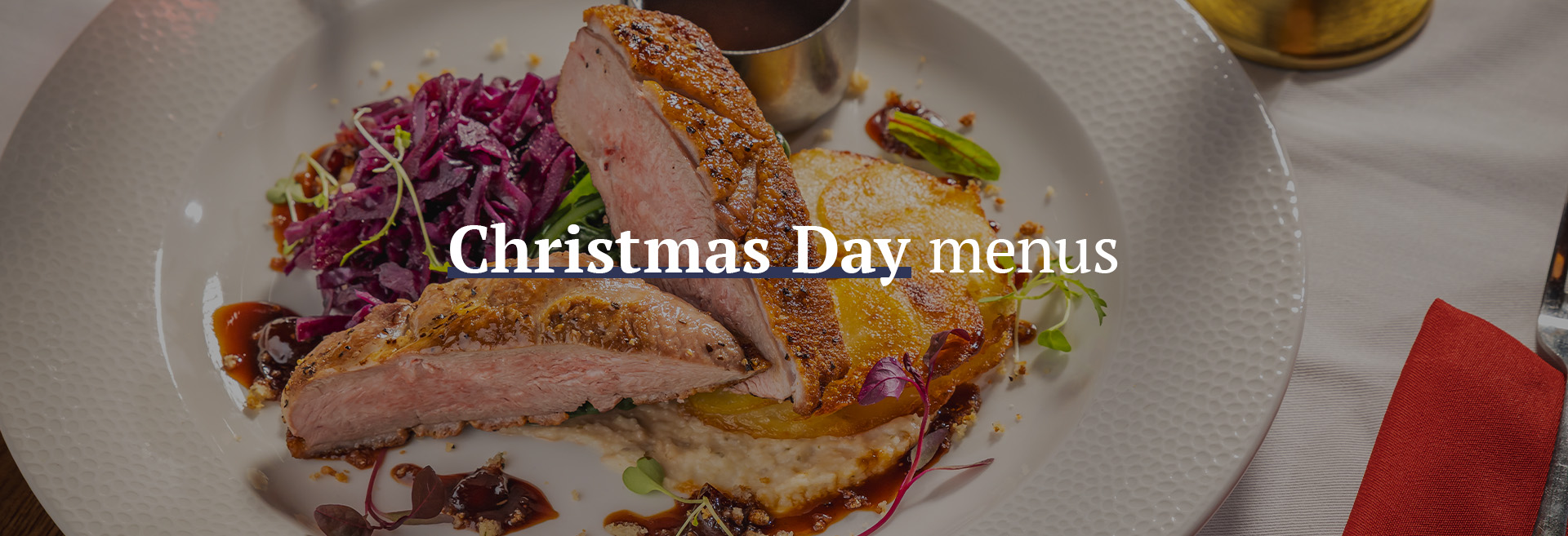 Christmas Day Menu at The Edinboro Castle